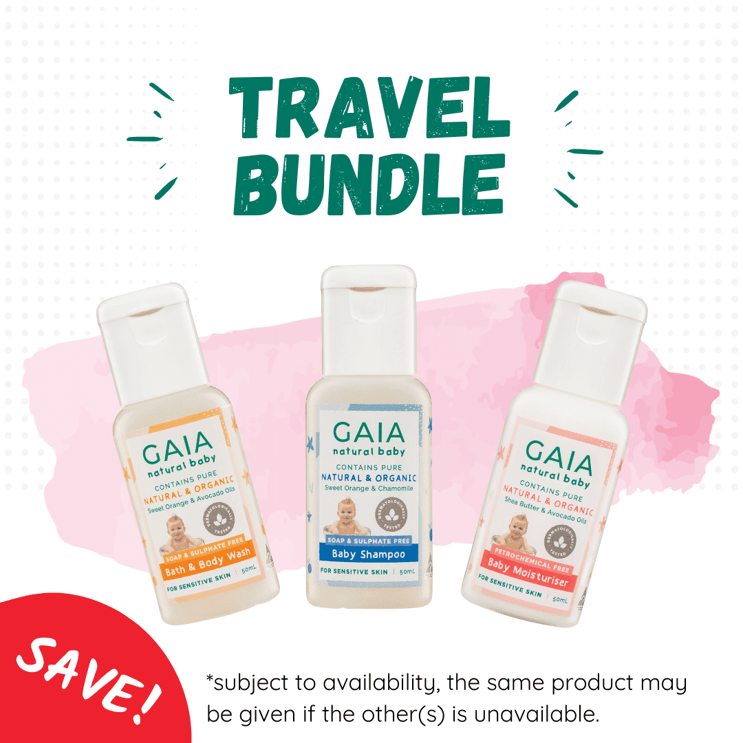 Online Baby Fair! Highlights! GAIA Baby Assorted 3 × 50ml + J-Flex Sunglasses* Bundle