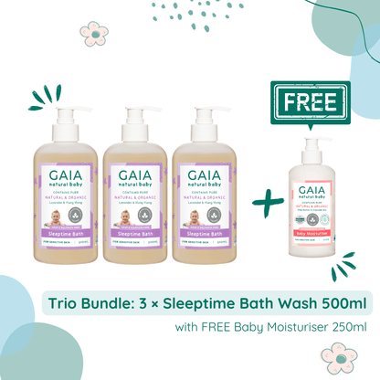 ✨ Super Savings! ✨ GAIA Wash Bundle (complimentary Baby Moisturiser 250ml!)