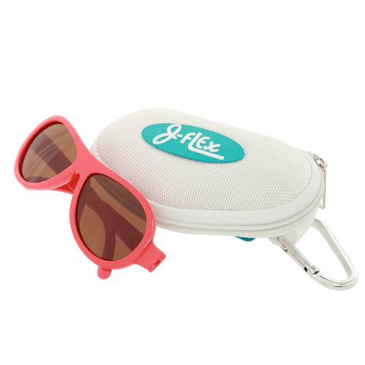 Polarized kids sunglasses - Floral Red