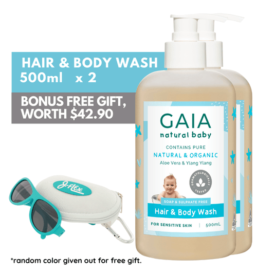 Hair And Body Wash 500ml Twin Pack Special (free gift worth $42.90)