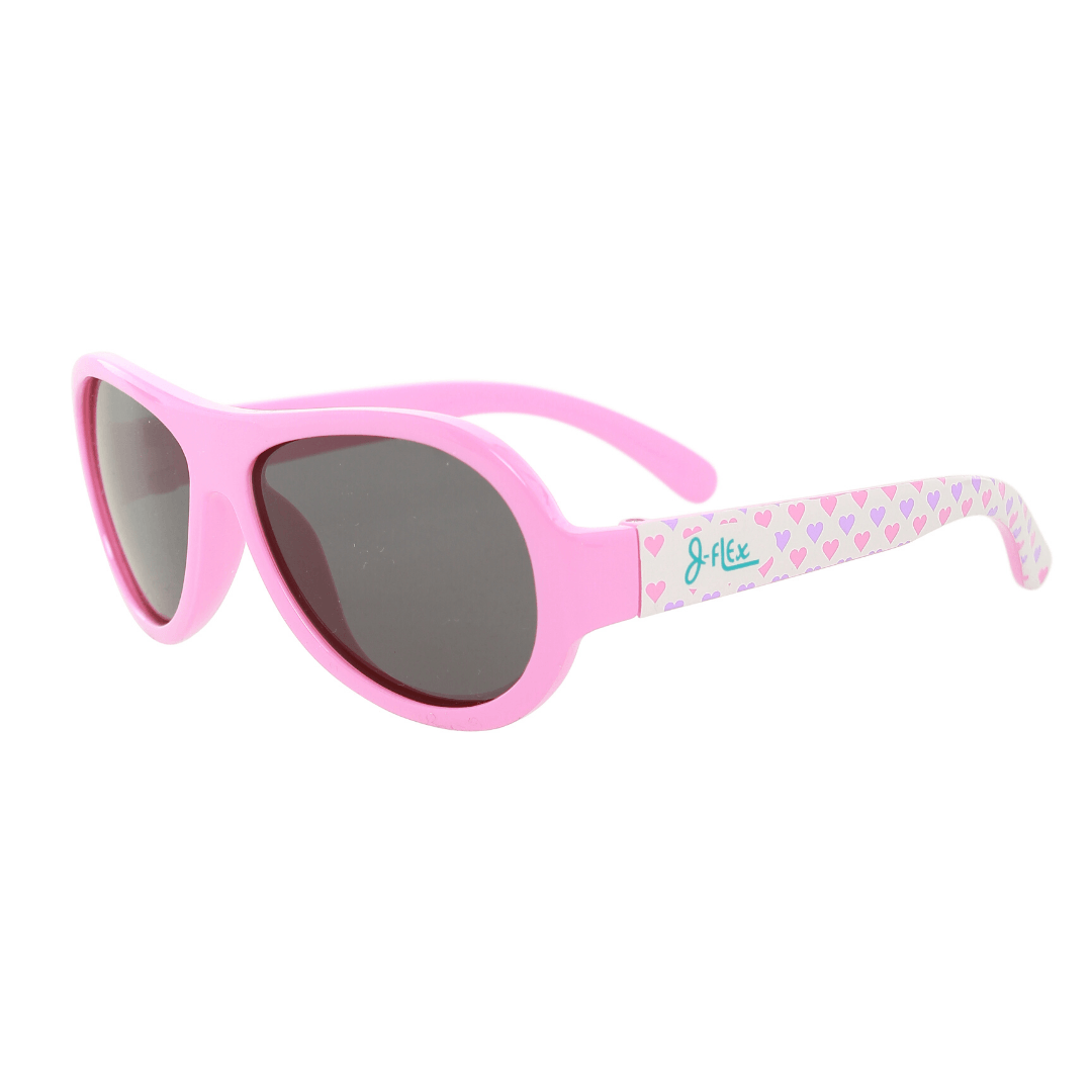 Polarized kids sunglasses - Princess Hearts Pink