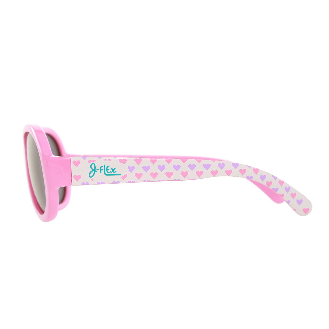 Polarized kids sunglasses - Princess Hearts Pink