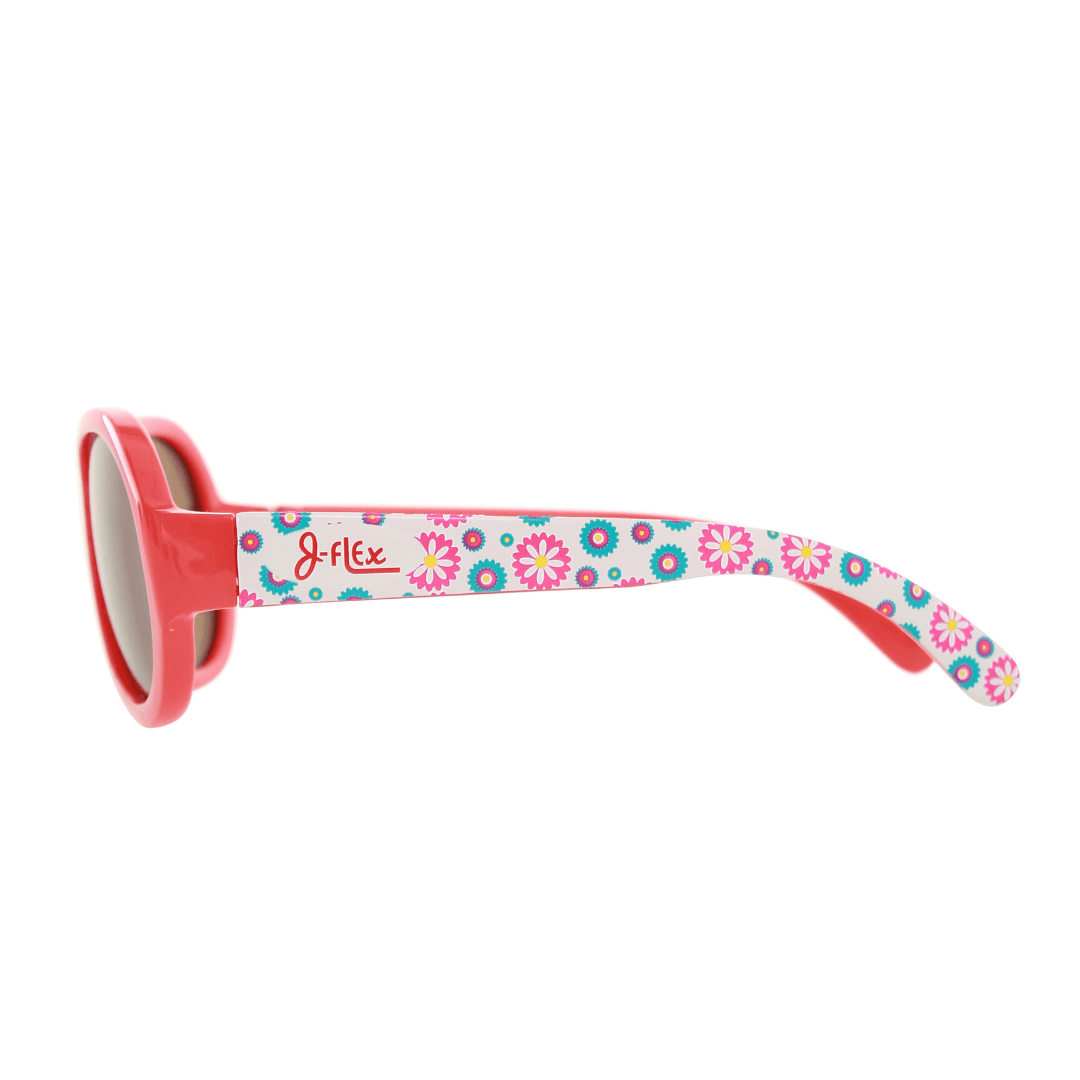 Polarized kids sunglasses - Floral Red