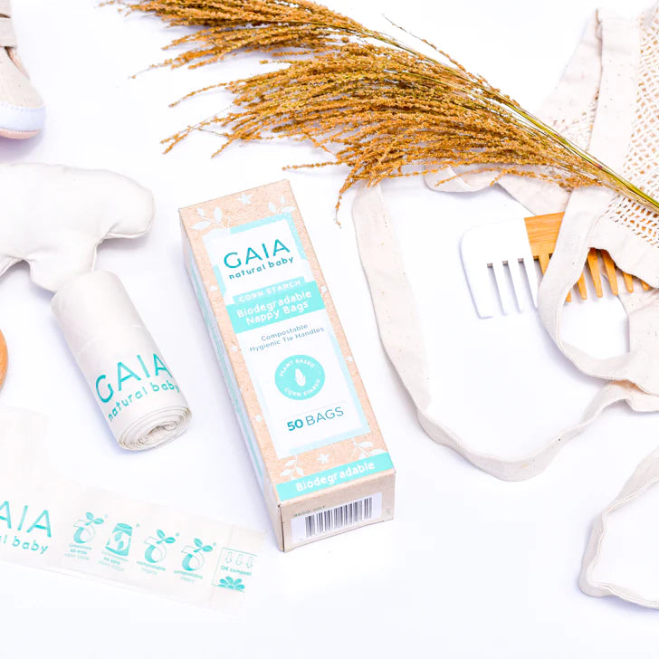 GAIA Biodegradable Nappy Bags 50's - Main Image