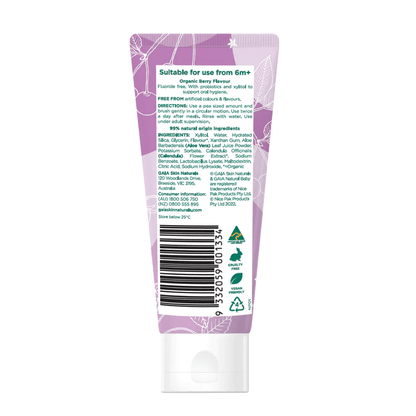 Natural Probiotic Toothpaste - Berry Burst 50g