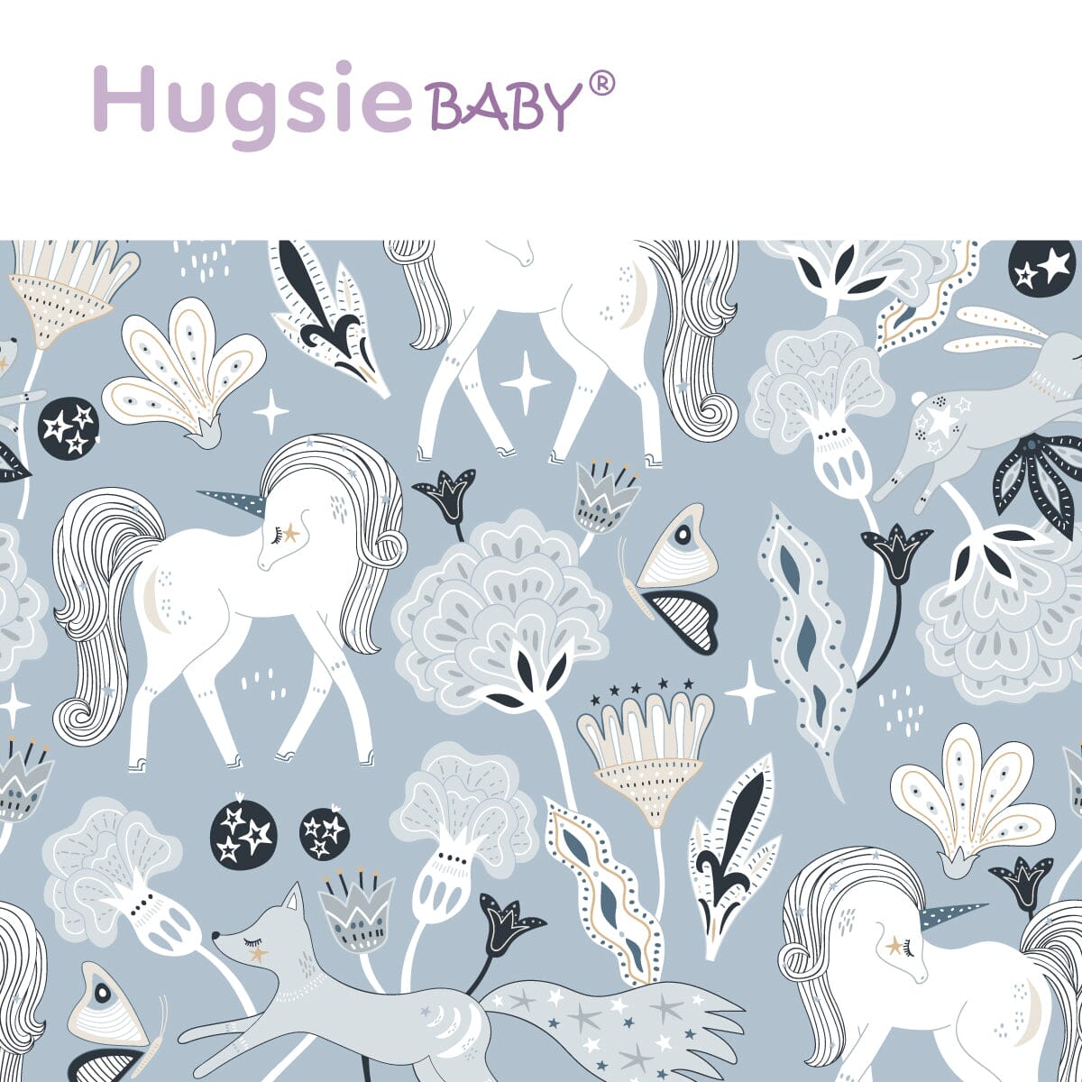 NEW! HugsieBABY® Junior Pillow - Cooling Touch (Unicorn)