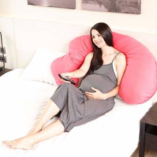 NEW! Comfort Series Maternity Pillow - 100% USA Cotton (Rainbow)