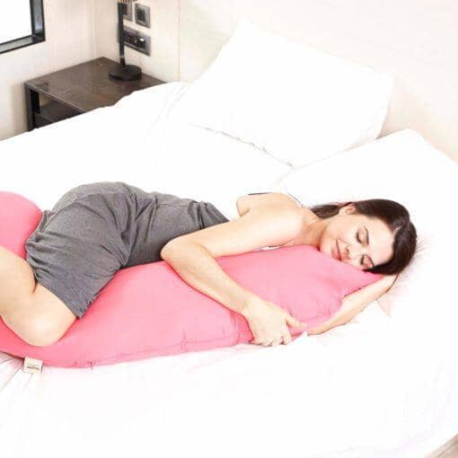 NEW! Comfort Series Maternity Pillow - Cooling Touch (Pebble Gray)