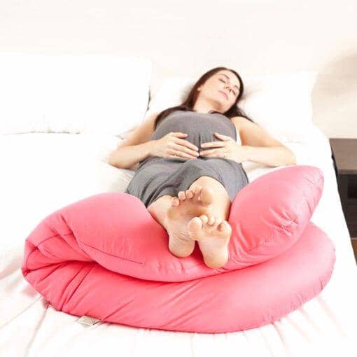 NEW! Comfort Series Maternity Pillow - 100% USA Cotton (Rainbow)