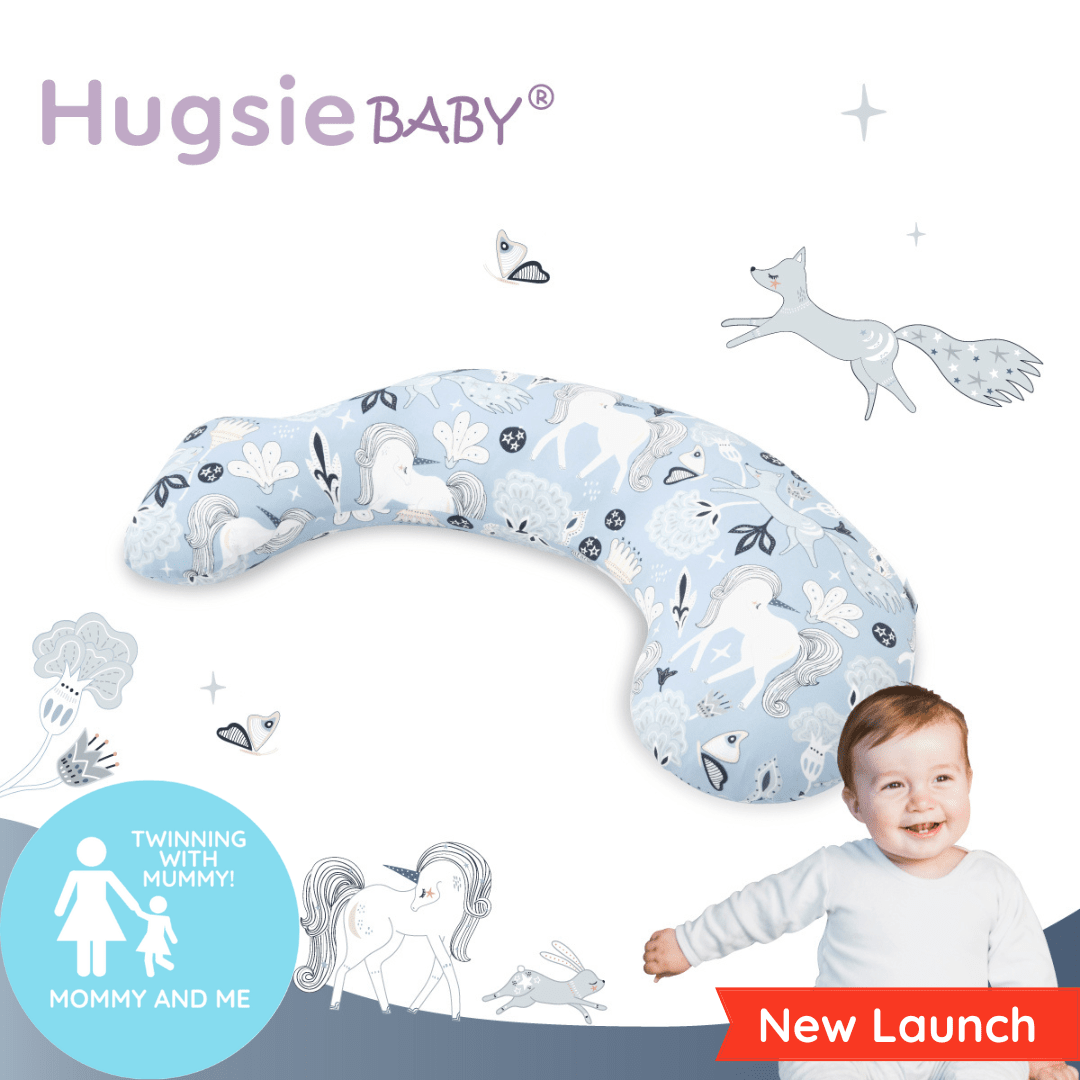 NEW! HugsieBABY® Junior Pillow - Cooling Touch (Unicorn)