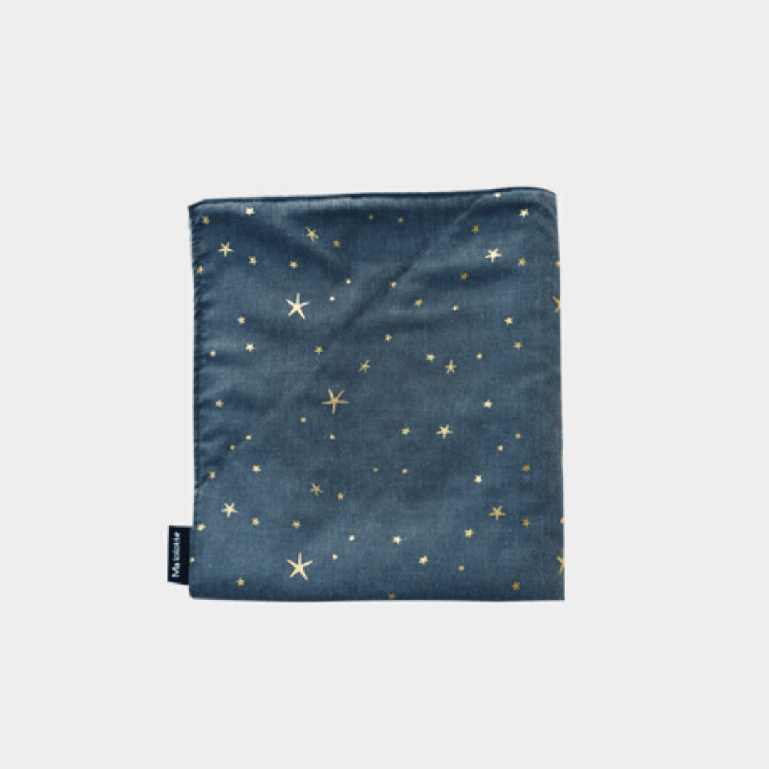 Newborn Crown Pillow + Blanket set - Shining Star (Navy)