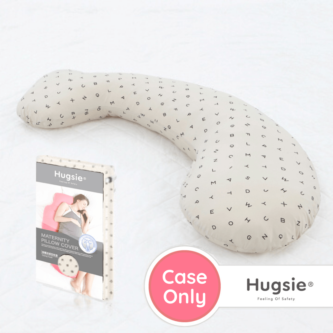 Maternity Pillow Case Cover - Cooling Touch (Alphabet)