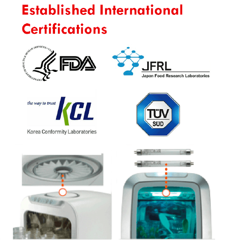 Hanil UV Sterilizer Dryer Korea and Singapore No. 1 Award Winning
