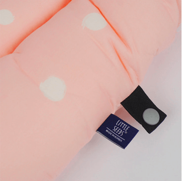 Highlights! Baby Lounger + Blanket Set - Polka Dot Pink