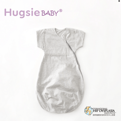 Baby 2-Way Swaddle (Gray) Transition Bag, Certified by the International Hip Dysplasia Institute