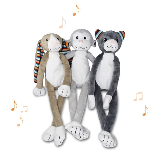 Soft toy nightlight with melodies - Max, Bo & Katie