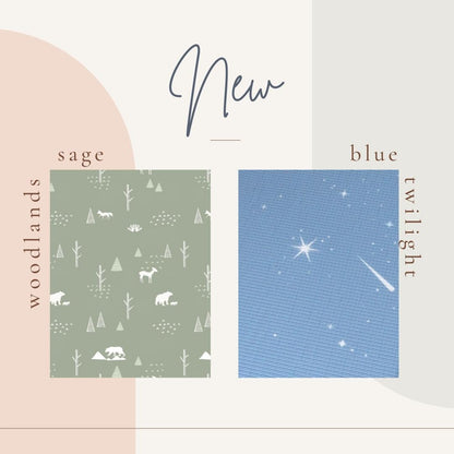 Playmat in Woodlands Sage & Twilight Blue (petite size)