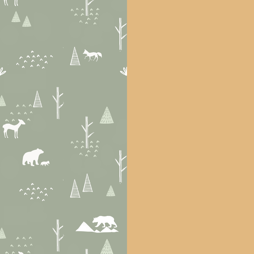 Playmat in Woodlands Sage & Warm Neutral (family size)