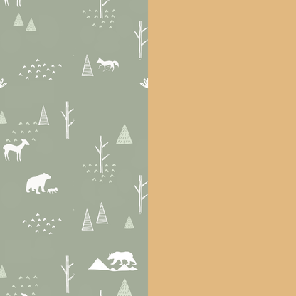 Playmat in Woodlands Sage & Warm Neutral (petite size)