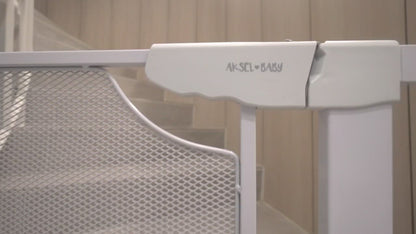 Aksel Baby Safety Gate in Signature Mesh, either White | Black