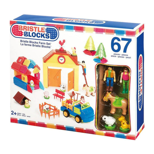 67Pcs Farmset Bristle Blocks | STEM Creativity Building Toys | BPA Free | 2years+ | 3098JTZ