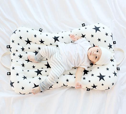 Highlights! Baby Lounger + Blanket Set - Milky Way Cream