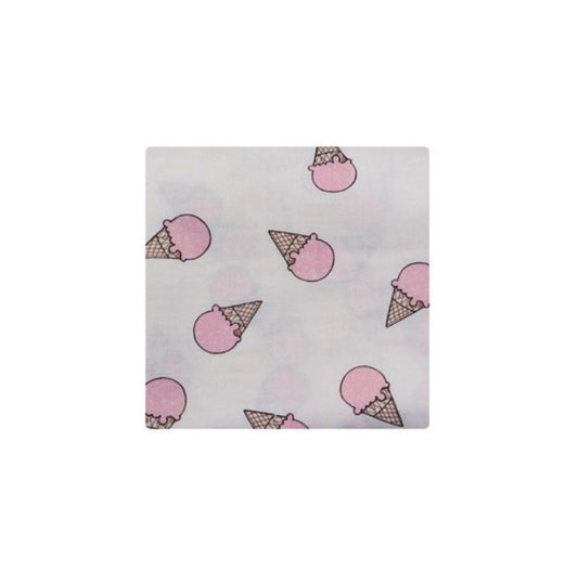 Swaddle Blanket - Ice Cream (Pink)