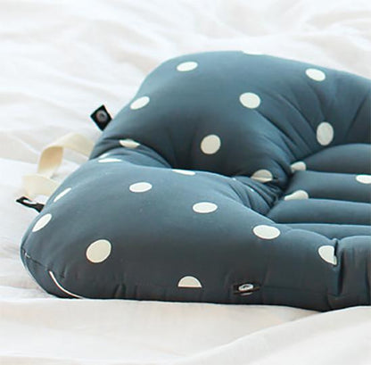 Highlights! Baby Lounger + Blanket Set - Polka Dot Gray