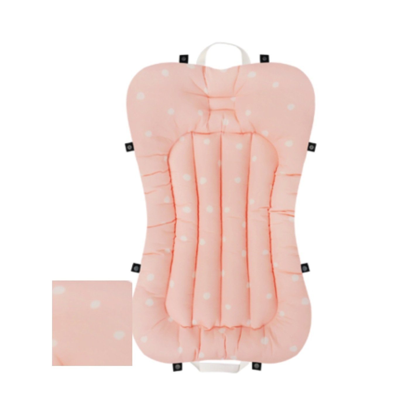 Highlights! Baby Lounger + Blanket Set - Polka Dot Pink