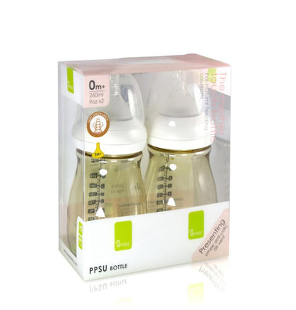 PPSU 260ml/9oz Feeding Bottle (2-Pack)