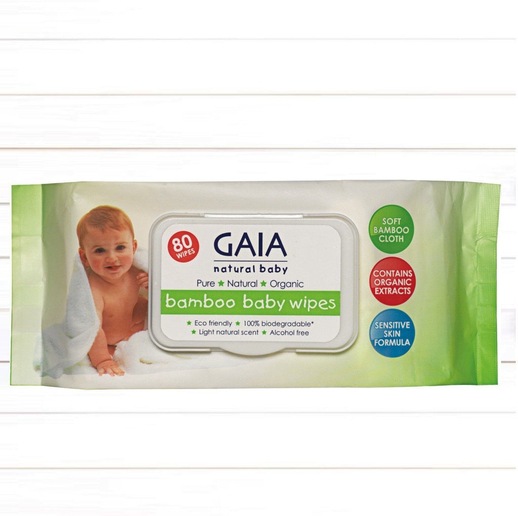 GAIA Bamboo Baby Wipes 80s