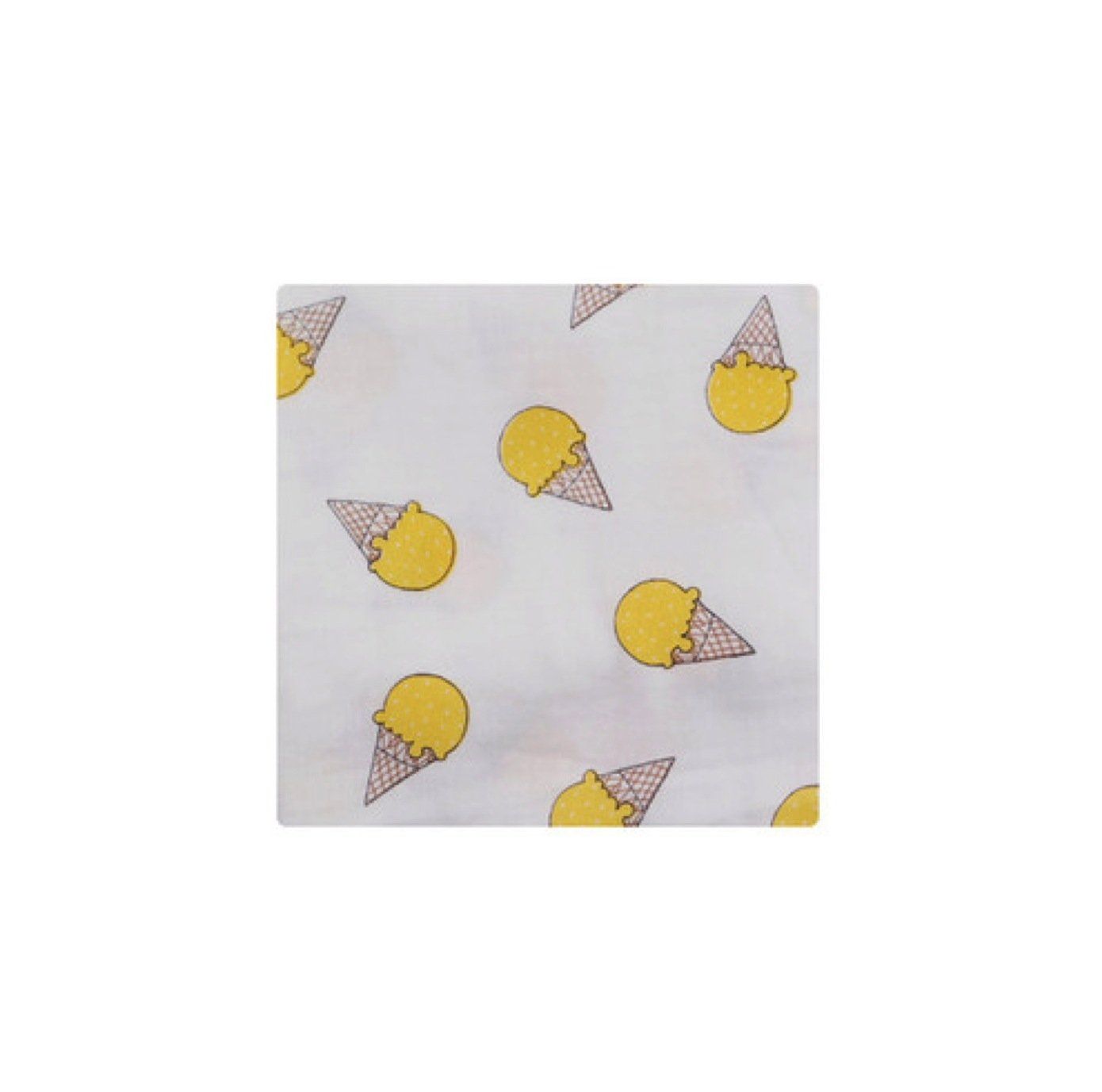 Swaddle Blanket - Ice Cream (Yellow)